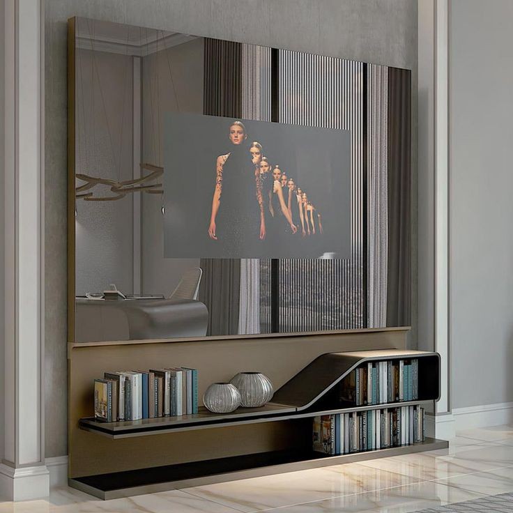 Miroir TV sur mesure 